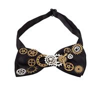 BLESSUME Steampunk Victoria Corbata de moño Retro gargantilla Corbata (Negro)