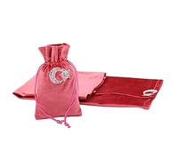 BLESSUME Tarot - Mantel para mesa con bolsa de tarot, color rosa