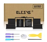 BLESYS A1707 A1820 batería de Repuesto portátil para MacBook Pro 15 Pulgadas A1707 (Finales de 2016 Mediados de 2017) EMC3162 EMC3072 Series MLH32LL/A MLH42LL/A MLW72LL/A (Li-Polymer 11.4V 76Wh)