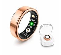 BLESYS Anillo Inteligente para Mujeres y Hombres con medición de presión Arterial, Seguimiento del sueño y la Actividad, para iOS y Android(Oro Rosa,perímetro apropiado 62.9-63.9mm)