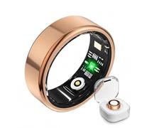 BLESYS Anillo Inteligente para Mujeres y Hombres con medición de presión Arterial, Seguimiento del sueño y la Actividad, para iOS y Android(Oro Rosa, perímetro apropiado 59.5-60.0mm)