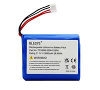 BLESYS Batería para Marshall Stockwell Altavoz Bluetooth portátil, TF18650-2200-1S3PA Iones de Litio batería 2600mAh 11,1V