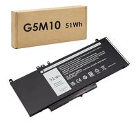 BLESYS G5M10 Batería para DELL Latitude E5450 / E5550 Series 8V5GX WYJC2 F5WW5 K9GVN R9XM9 YM3TC 7FR5J Batería de Repuesto [7.4V 51Wh]