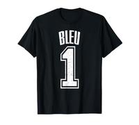 Bleu 1 Fan Sports Graphic Hombres Mujeres Camiseta