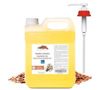 bleu & marine Bretania - Aceite de Linaza 100% Natural para Caballos y Mascotas | Estimulador de Energía | Mejorador de Calidad de Pelo | Apoya Salud y Forma, Tamaño 2 l