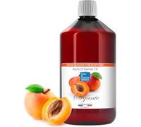 Bleu & Marine Bretania - Aceite Orgánico de Nuez de Albaricoque 100% Puro, Extra Virgen, Prensado en Frío, Hidratante, Calmante, Suavizante de Cabello, Ideal para Bebés, 500ml