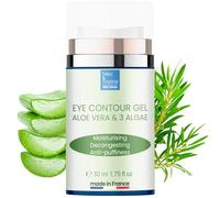 bleu & marine Bretania - Gel Contorno de Ojos Aloe Vera y Algas 50 ml | Antiarrugas e Hidratante | Reduce Ojeras y Líneas de Expresión | Aloe Vera Puro y Sabila Natural, Claro, 50 ML