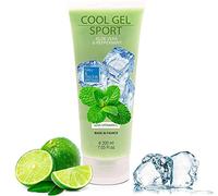 bleu & marine Bretania - Gel de Aloe Vera con Menta y Vitamina C | Post Depilación y Deporte | Hidratante y Calmante | Absorción Rápida y Regeneración Cutánea | Contenido de 227ml