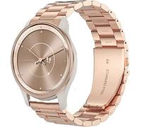 Bleushaweu - Correa compatible con reloj inteligente Vivomove Trend de 1,83 pulgadas, acero inoxidable clásico para Garmin vívomove Trend - Reloj inteligente híbrido