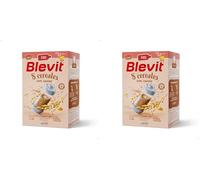 Blevit Bibe 8 Cereales con Cacao | 500g | Papilla para Bebé desde los 12 meses - 14 Vitaminas y Minerales (Paquete de 2)