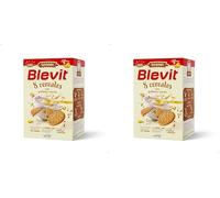 Blevit Superfibra 8 Cereales con Galletas María | 500g | Papilla de 8 Cereales para Bebé desde los 5 Meses - Con Galletas María, Vitaminas, Minerales y Fibra (Paquete de 2)