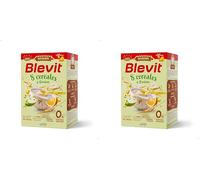 Blevit Superfibra 8 Cereales y Frutas | 500g | Papilla de 8 Cereales y Frutas para Bebé desde los 5 meses - Con Vitaminas, Minerales y Fibra (Paquete de 2)