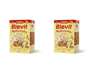 Blevit Superfibra Multicereales | 500g | Papilla de 8 Cereales con Muesli, Miel y Fruta para Bebé desde los 8 Meses (Paquete de 2)