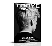 BLEWPBEML Troye Sivan Bloom- Cuadros decorativos resistentes a las manchas, fáciles de limpiar, para colgar en la sala de estar, sin marco, diseño impermeable, regalo para el hogar, estilo marco, 20 x