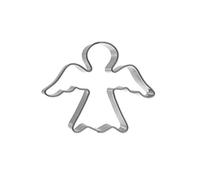 BLEX Halusky Mini Cortador de Galletas, de Acero Inoxidable en Forma de ángel hojalata, Plata, 1,5 x 6,7 x 4,3 cm