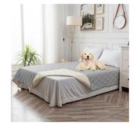BLGVGKLPNT Manta Impermeable para Perros, sofá o Mascotas, Antideslizante, protección para Muebles, Lavable, Protector de Muebles, Cama Lavable para Cachorros, Perros y Gatos (Gris Claro,76cx178cm)