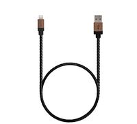 BLH 100,58 cm/1 m 8 pin Lighting a USB Cable de carga y sincronización de carga carcasa trenzados de señal de madera de Cable Compatible con iPhone 6 6s Plus iPod iPad y otros Apple dispositivos