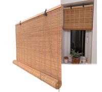 Bli romano de bambú personalizado para exteriores y patio, 60 x 180 cm y 120 x 250 cm, cubierta opaca para ventana/puerta para privacidad y protección solar. Bamboo es