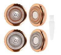 BLIBEE Cabezales y cuchillas de repuesto hipoalergénicos para removedor de vello facial, paquete de 4 colores de 2 colores, ajuste perfecto para dispositivo de depilación BLIBEE para mujeres, seguro