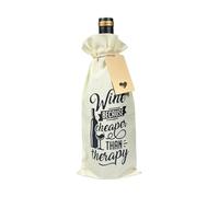 Bliceon Bolsas de vino decorativas, bolsas con cordón con citas ingeniosas, divertidos regalos de cumpleaños, regalos para mejores amigos, esposas, madres, hermanas y colegas, amantes del vino y el
