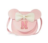 Bliceon Bolso de mano para niñas, bolso personalizado para niños, cartera rosa con orejas de ratón, regalo de cumpleaños para niñas de 3 a 8 años, Rosa-n