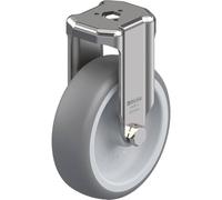 Blickle BKRXA-TPA 101G Rueda fija, diámetro de rueda de 10 cm, capacidad de carga de 109 kg.
