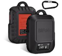 Blifulde Funda protectora de silicona para Garmin inReach Messenger Plus - Funda de silicona a prueba de golpes con mosquetón y diseño duradero - Negro (solo funda)