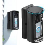 bliink - Soporte de timbre antirrobo, video inalámbrico | Timbre de video compatible con soporte de montaje ajustable sin taladro, adaptador de cuña accesorios para puerta de apartamento