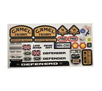 BliliDIY 1/12 RC Modelo De Coche Repuestos DIY Pegatinas Calcomanías Hoja para Accesorios del Cuerpo