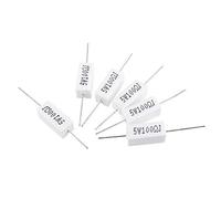BliliDIY 10Pcs 5W 100 Ohm 100R Resistencia De Cemento Cerámico