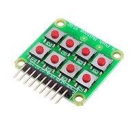 BliliDIY 10Pcs Micro Switch 2X4 Teclado De Matriz Teclado De 8 bits Teclado Externo Módulo De Placa De Expansión