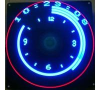 BliliDIY Flat POV 64 LED Publicidad giratoria Luz DIY LED Flash Kit Electronic Creative LED Production - Azul