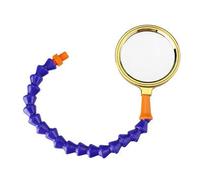 BliliDIY Herramienta De Tercera Mano para Estación De Soldadura Múltiple con Soporte De Hierro Soldeirng De Brazos Flexibles De 2/3/4 para Reparación De Soldadura De PCB - Lupa