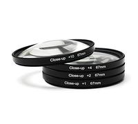 BliliDIY Kit De Filtros De Lente Macro De Primer Plano De 67 Mm +1 +2 +4 +10 para Cámara Dv Dvr DSLR De Cristal Óptico