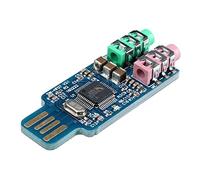 BliliDIY Unidad Libre Tarjeta De Sonido USB Computadora Portátil Módulo De Tarjeta De Sonido Externo Chip De Tarjeta De Sonido USB Cm108