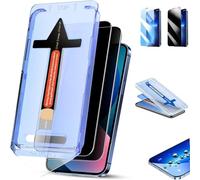 Blimbe Screen Protector - Dust Free Without Bubbles, HD Privacy Tempered Film for iPhone 15 14 13 12 11 Pro MAX, Blimbe Phone Invisible Artifact Screen Protector (15Pro,2*Privacy)