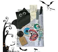 Blind Book Date, Halloween Witch , 7.09x3.94 inches Party Favors or Stocking Stuffers for Library, Classroom, Reading Lovers Wrapped with Card Readers and Teachers