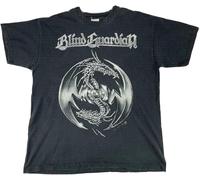 Blind Guardian Tour Band tee White Yellow Black Red Mens Women T Tshirts Camisetas y Tops 100% Cottons The Loom(Large)