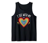 Blind Inspirational Quote Kindness I See with My Heart Camiseta sin Mangas
