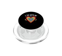 Blind Inspirational Quote Kindness I See with My Heart PopSockets PopGrip para MagSafe