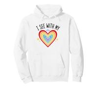 Blind Inspirational Quote Kindness I See with My Heart Sudadera con Capucha
