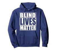 Blind Lives Matter Angustiado Sudadera con Capucha