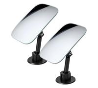 Blind Spot Mirror - 1-Pair Adjustable Wide Angle Car Side Mirror, Small Hydrophobic Safety Mirrors, 360° Rotatable Side Rear View | Blind Spot Assist for Truck SUV Auto Vehicle Parking, Folding