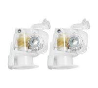 Blind Tilt Mechanism - 2 Piece Low Profile Wand Tilter | Heavy Duty Silent Transparent | Window Blind Repair - Home Improvement Drapery Hardware