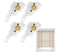 Blind Tilt Wand Tilter Mechanism - Blinds Wand Repair 4x Replacement Control Horizontal Kit Parts | Window Tilter Low Profile Head Rail Mechanism for Slat Shutter