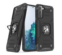 blindada con soporte magnético para Samsung Galaxy S22+ Ring Armor - negro