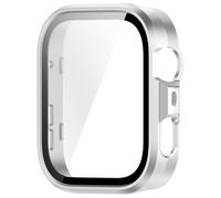 Blindaje de reloj inteligente diseñado con precisión con vidrio que no rompe y marco de policarbonato absorbente de efectos para reloj, compatible con 4 pantallas de cubierta completa