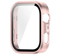 Blindaje de reloj inteligente diseñado con precisión con vidrio que no rompe y marco de policarbonato absorbente de efectos para reloj, compatible con 4 pantallas de cubierta completa