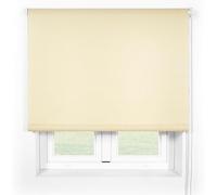 Blindecor Ara Clement Beige | Estor Enrollable con Tejido translúcido 120 x 190 cm (Ancho por Alto) | Tamaño aproximado de la Tela 117 x 185 cm| Estores para Ventanas