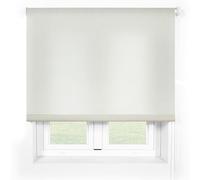 Blindecor Ara Clement Piedra | Estor Enrollable con Tejido translúcido 160 x 190 cm (Ancho por Alto) | Tamaño aproximado de la Tela 157 x 185 cm| Estores para Ventanas